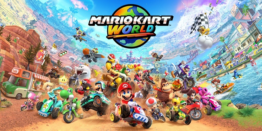 Mario Kart World keyart