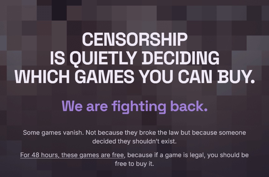 Cencorship is quietly deciding which games you can buy