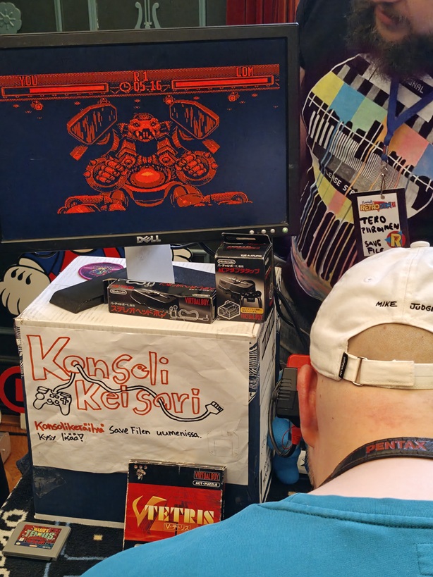 Retro Con Virtual Boy screen