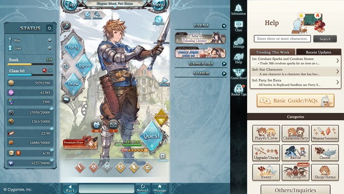 Granblue Fantasy Global version