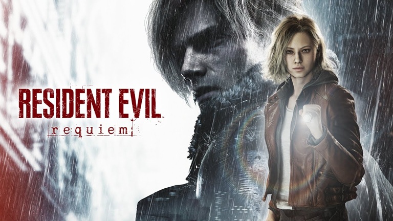 Resident Evil Requiem key art with Leon