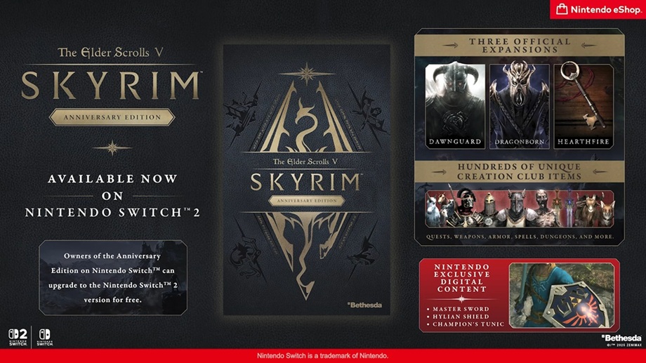 Skyrim Anniversary Edition - Nintendo Switch 2