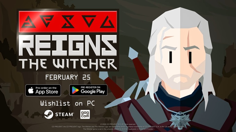 Reigns: The Witcher&nbsp;esiteltiin