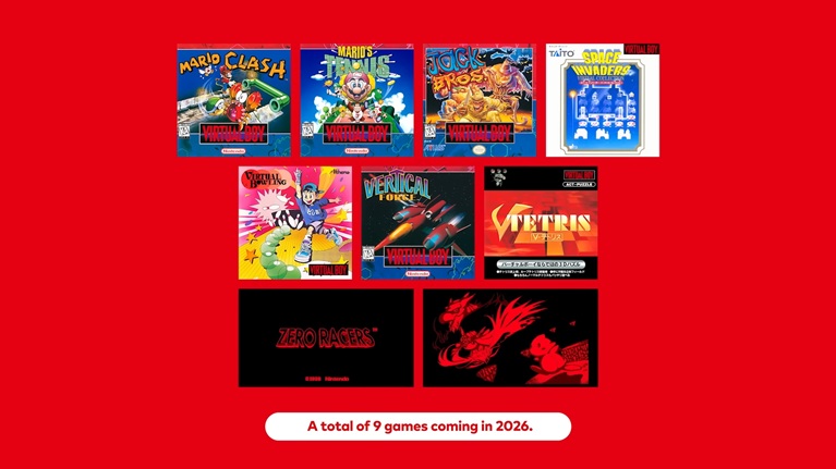 Nintendo Switch Onlineen matkaava Virtual Boy -tarjonta&nbsp;esiteltiin