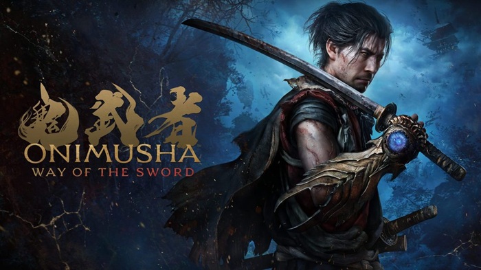 Onimusha: Way of the Sword blue bakcground