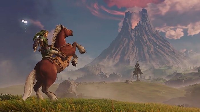Ocarina of Time adult Link on a horse