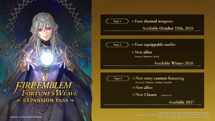 Fire Emblem: Fortune’s Weave -lisäsisältösuunnitelmat julki